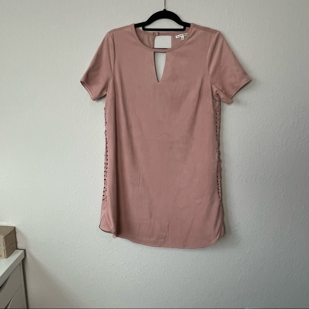 Faux suede Dress